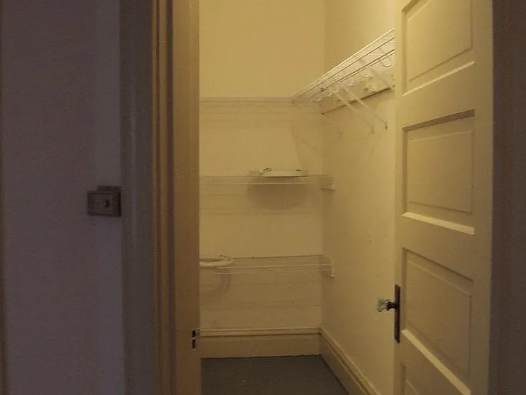 Walk-in closet off Hall