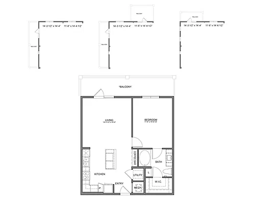 Floor plan Stag's Leap 7A7.7