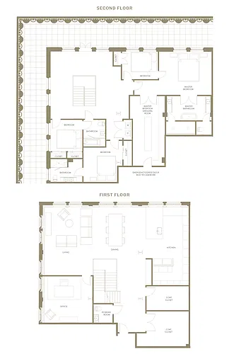 Floor plan Four Bedroom PH NW