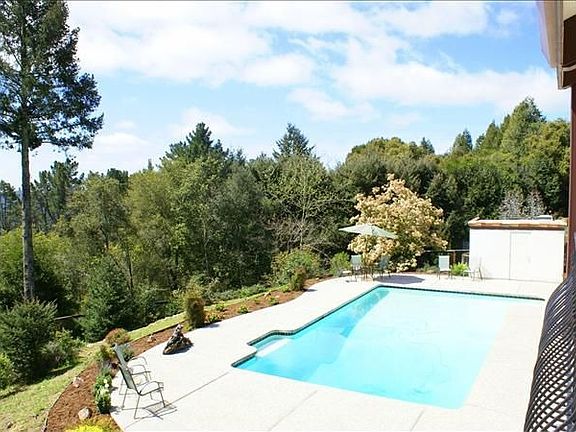 Back Yard Pool Patio from upstairs Master Suite