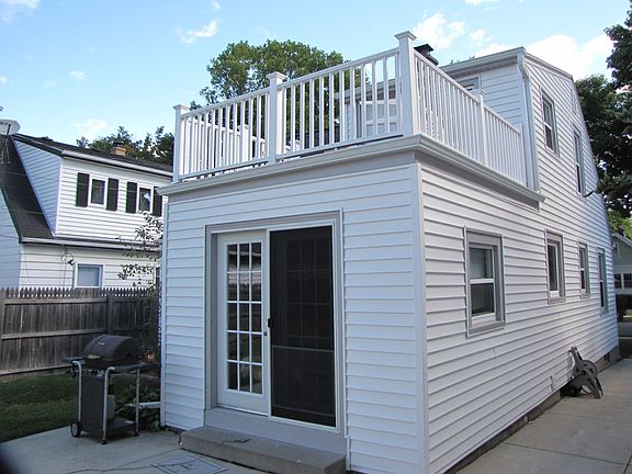 Rear Of Home