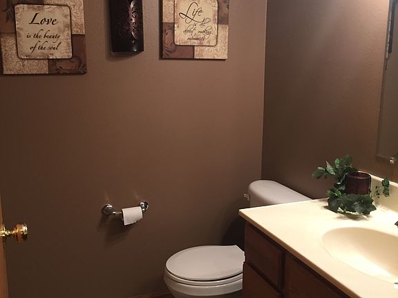 1/2 bath off kitchen