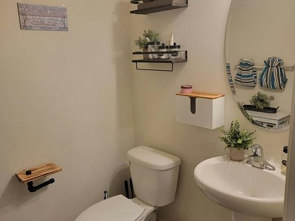 Main level half bath