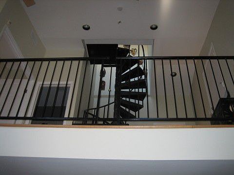 stairs to private roof deck