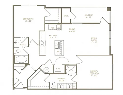 Floor plan B2AT