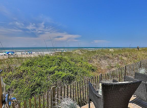 oceanfront deck view