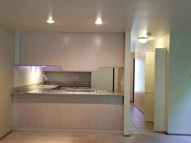 Kitchen from living room