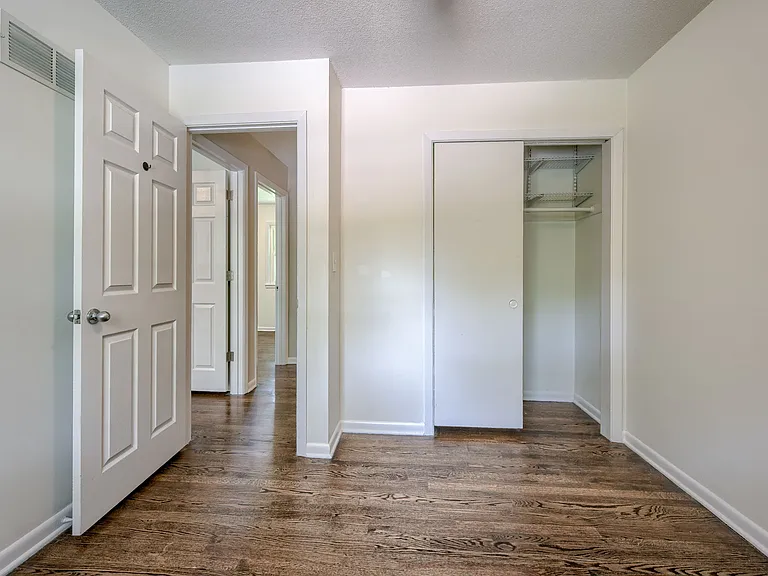 Bedroom1 closet and doorway