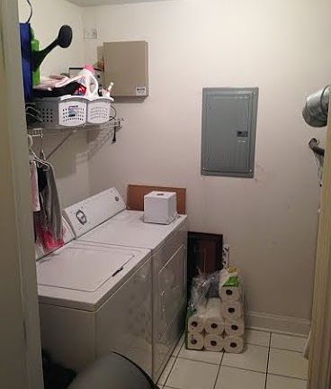 In unit laundry room