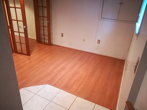 Entering the apt from stairs - living room