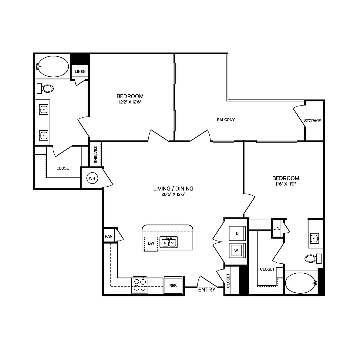 Floor plan B3