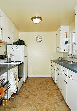 Galley-style kitchen