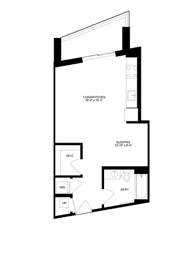 Floor plan Studio-14