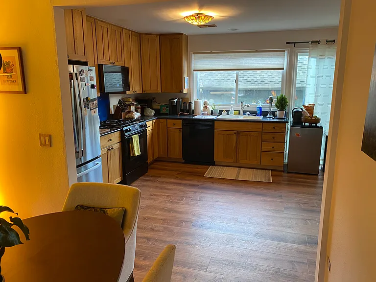 kitchen with all new appliances