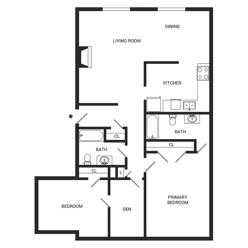 Floor plan B4
