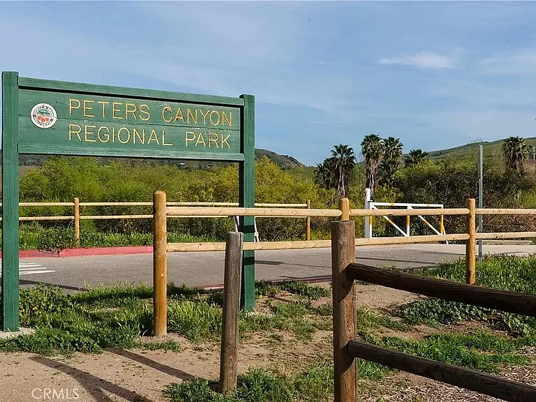 Close proximity to Peters Canyon Regional Park