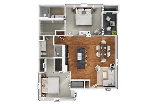 Floor plan 2d2 - Phase 2