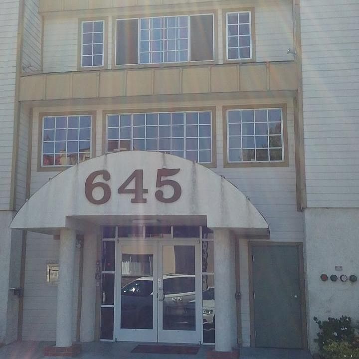 front of bldg