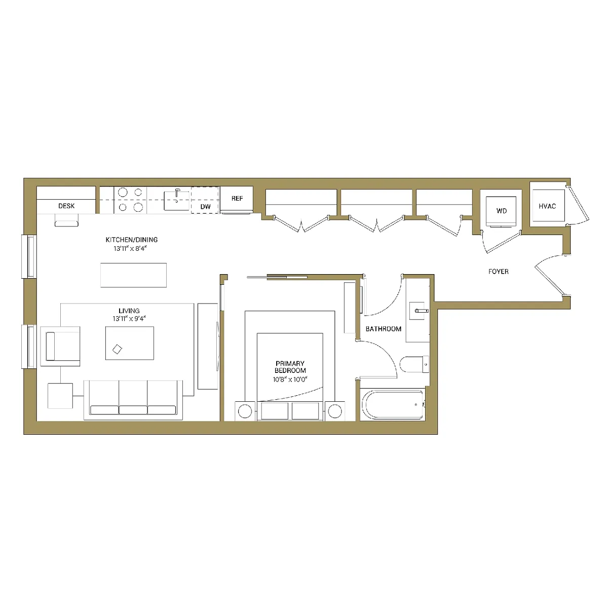 Floor plan A5A