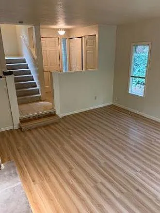 Living room and entry