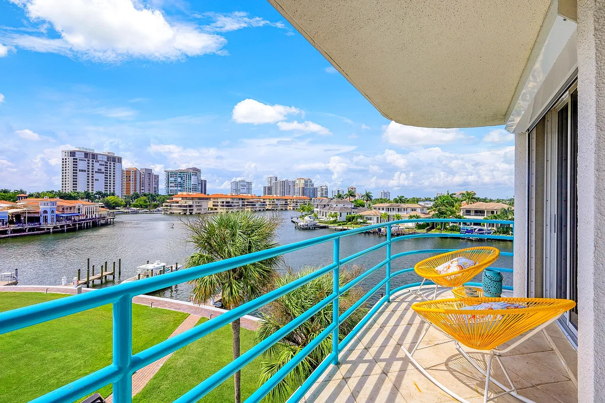 Patio view; Unit is top floor on end; best view in Park Shore Landings - 255 Park Shore Dr #3-344