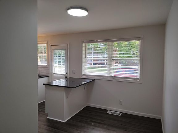 The deck was built right outside the back door (covered 8x10). Nice size