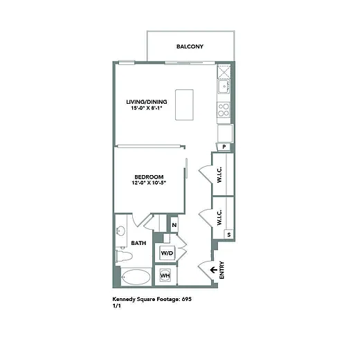 Floor plan Kennedy