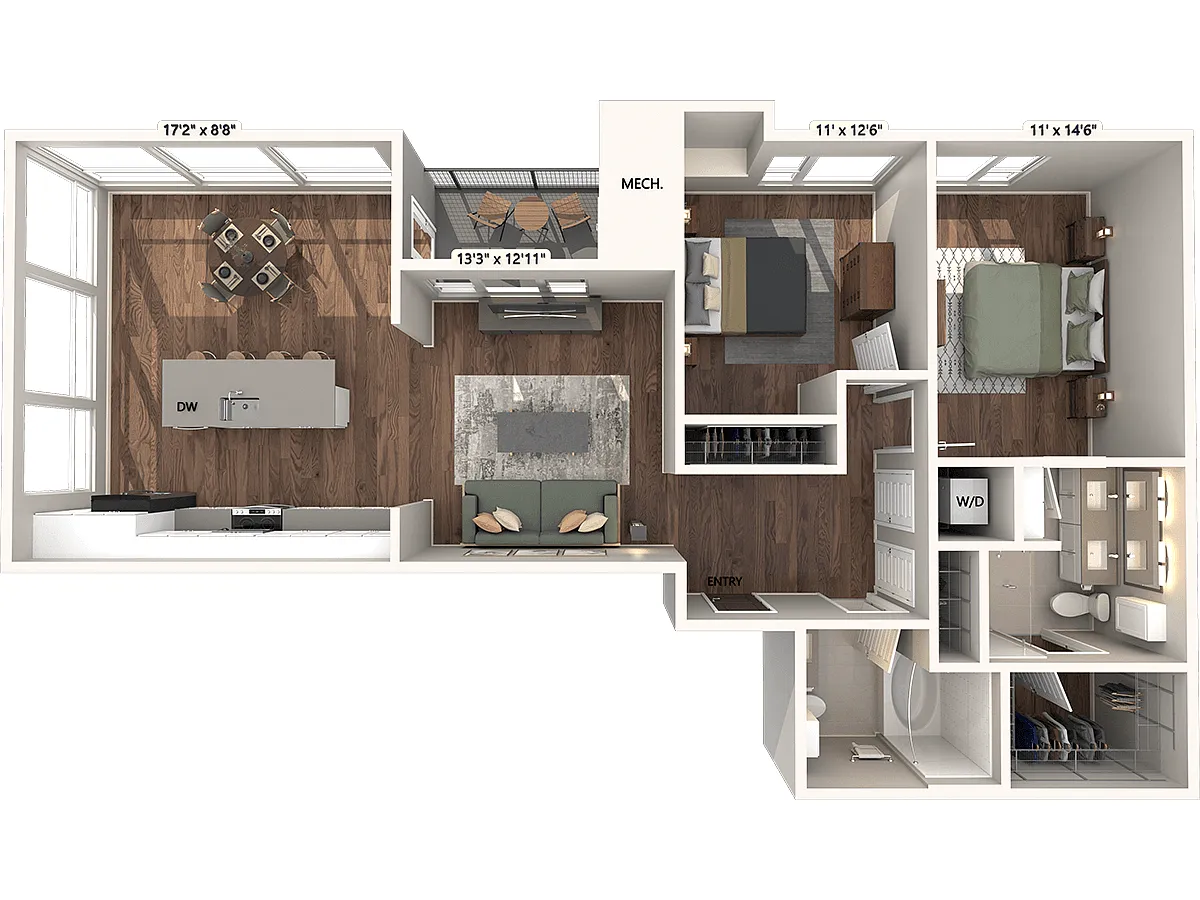 Floor plan B4 - Finish Package 2