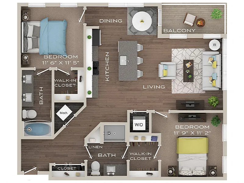 Floor plan Bostonia