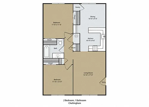 Floor plan Cheltingham
