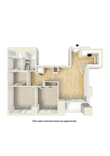 Floor plan 2B - 2-8