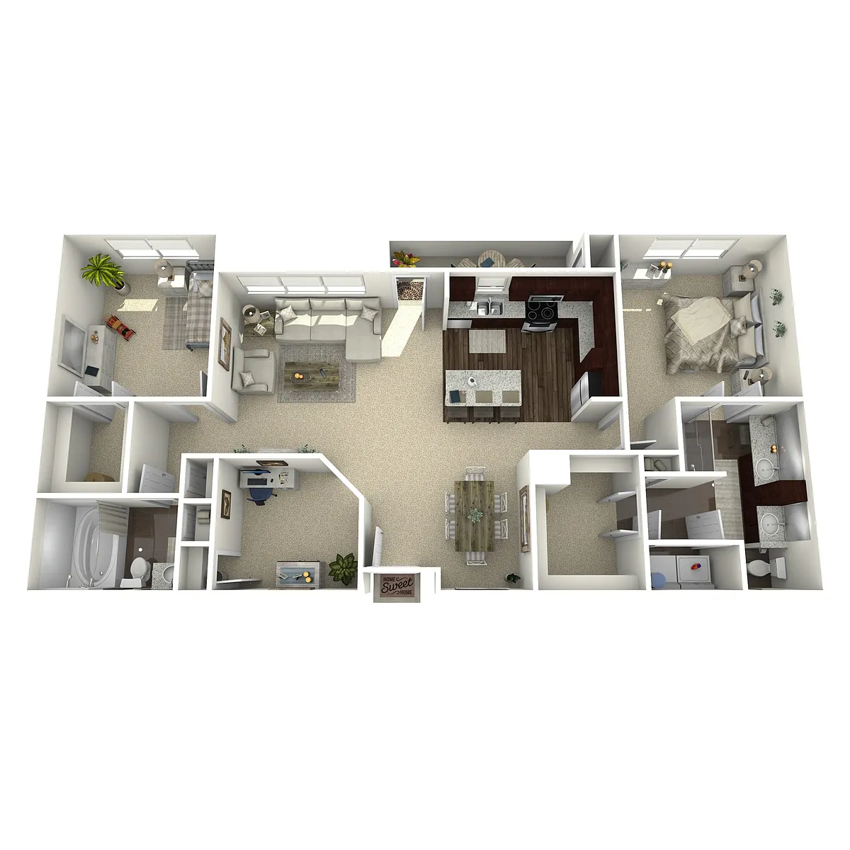 Floor plan E1