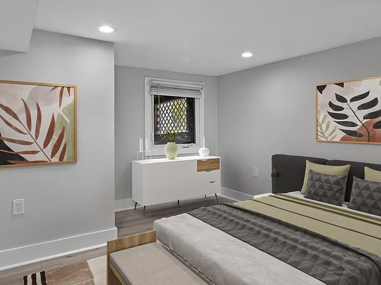 Bedroom 4. This image shows a virtually furnished space. Bedrooms come unfurnished.