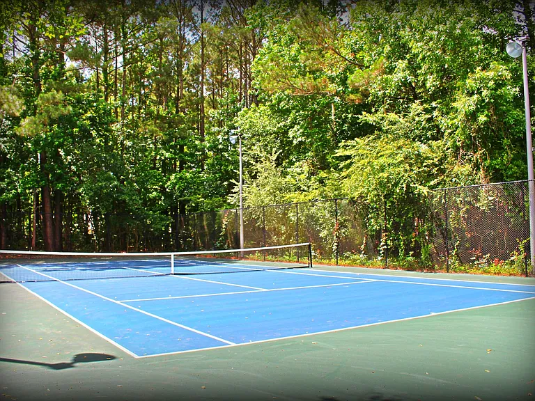 Newly Resurfaced Tennis Court