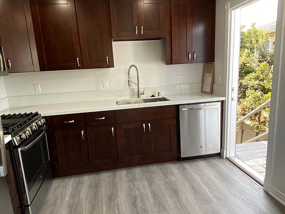 New kitchen cabinets, sink and faucet