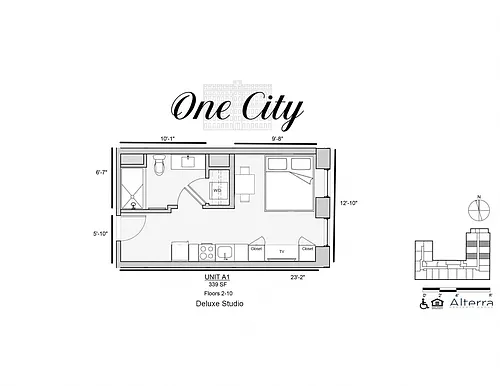 Floor plan Residence - A1