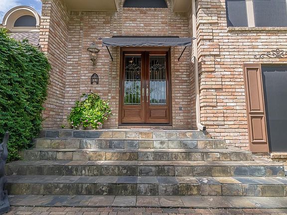 Elegant front door entry.