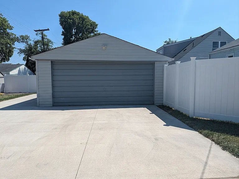 Large garage and driveway for plenty of parking and storage