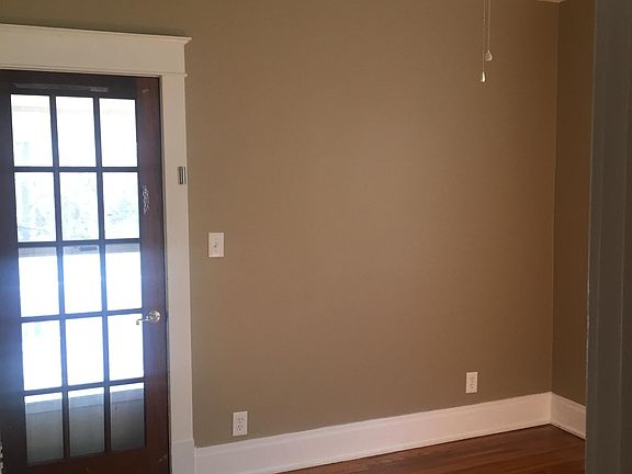 Bedroom with access to back porch