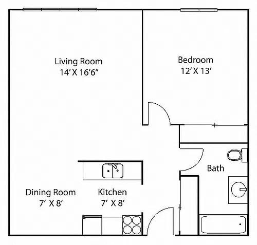 Floor plan The Oxford