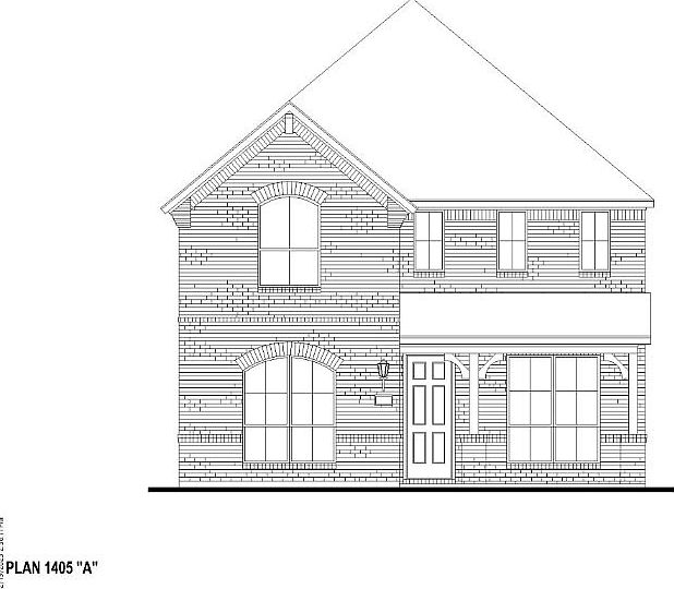Plan 1405 Elevation A