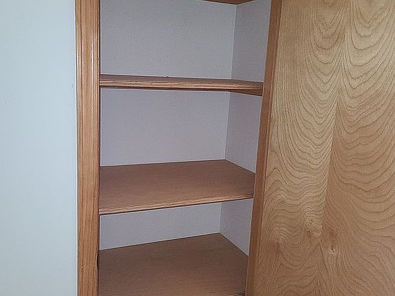 Closet off kitchen 