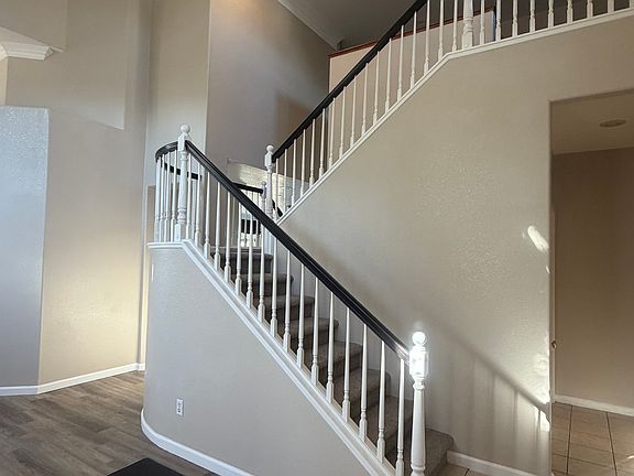 Staircase on entrance side