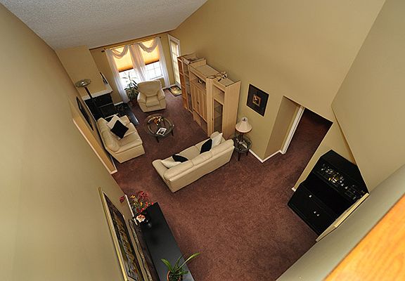 Living Room view from loft.