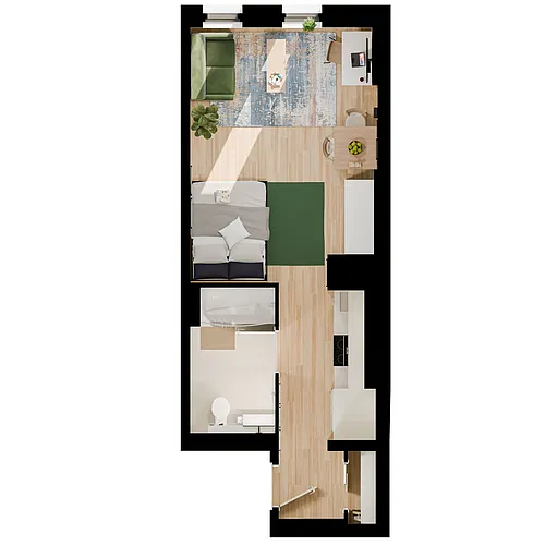 Floor plan Studio