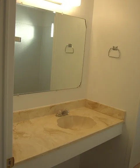 Bathroom counter
