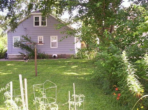 Rear of house