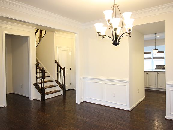 Dining Room with center hall