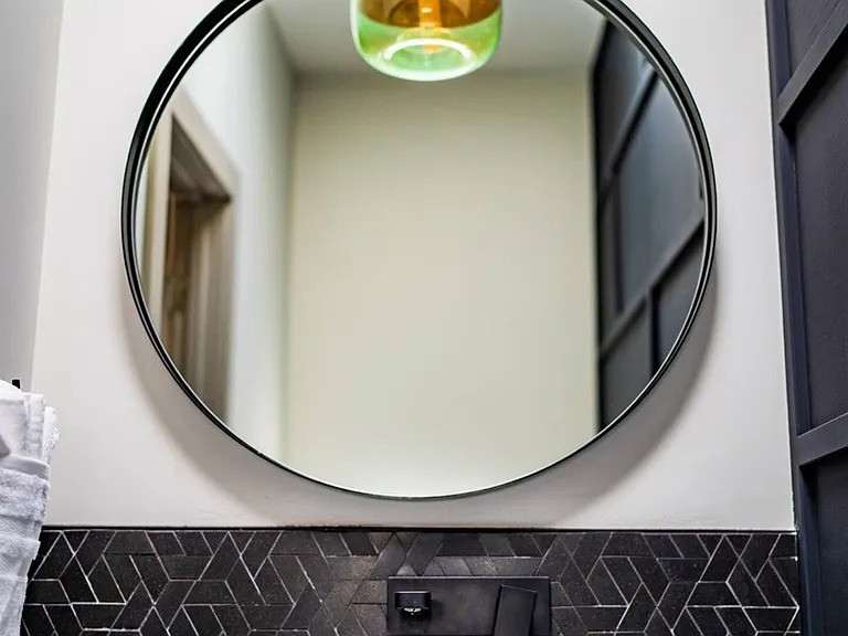 1/2 bath.