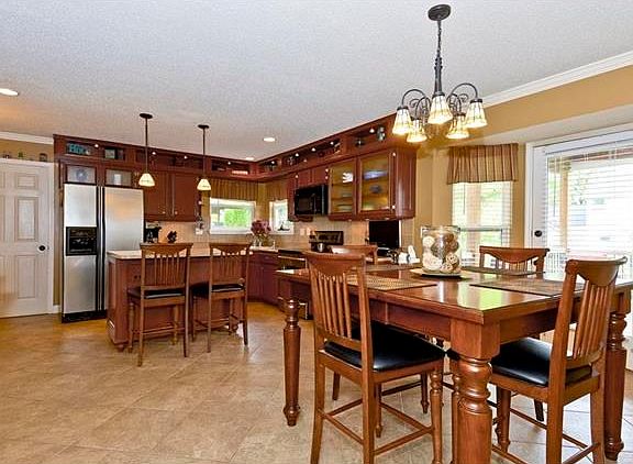 Spacious Kitchen with new ceramic tile throughout